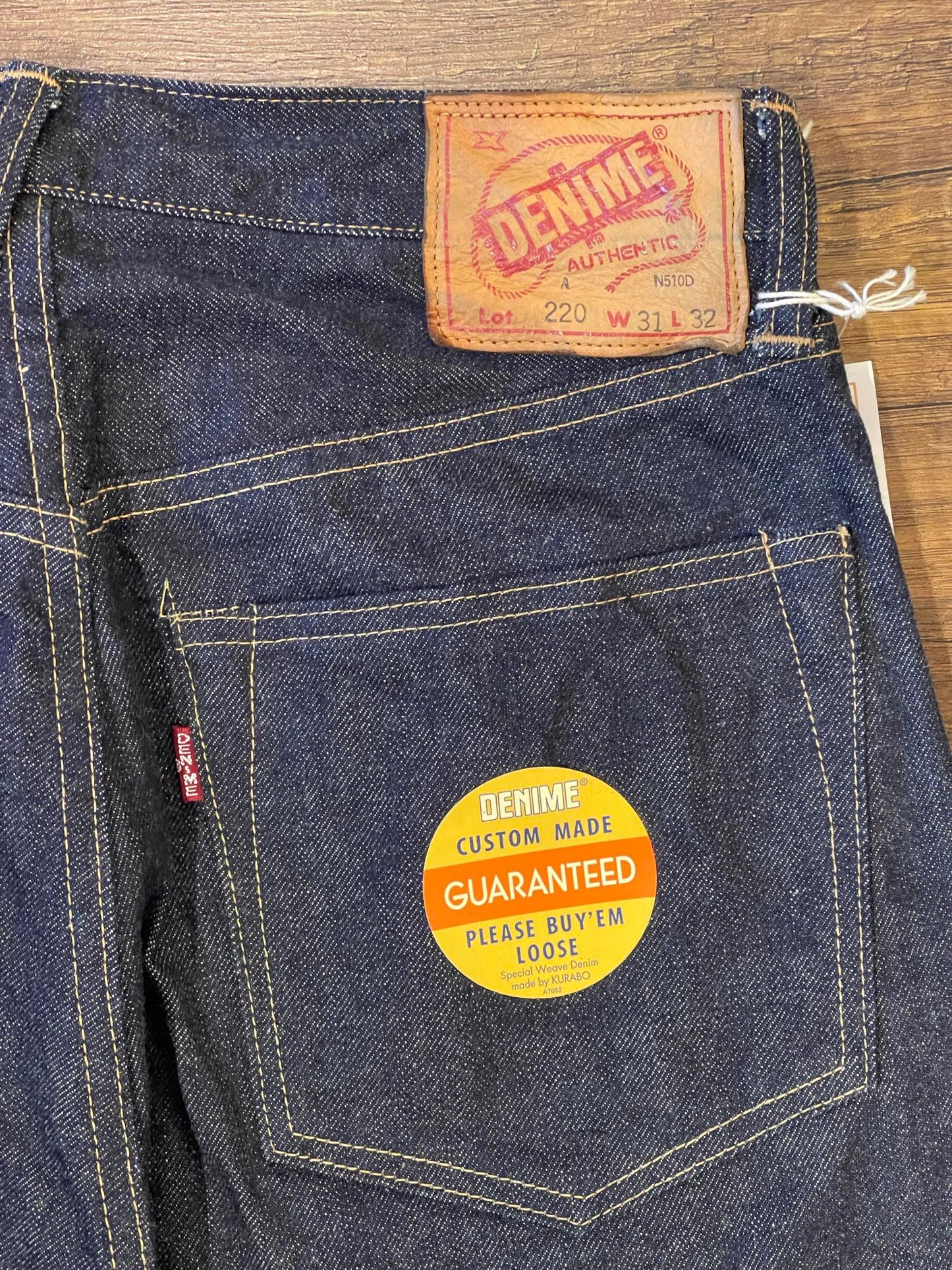 Denime Lot 220A "Offset XX Model" Jeans - One Washed