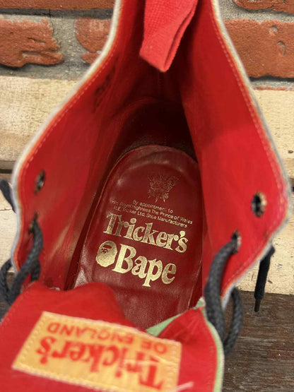 Tricker's X BAPE Classic Brogue Stow Country Boots - PRELOVED