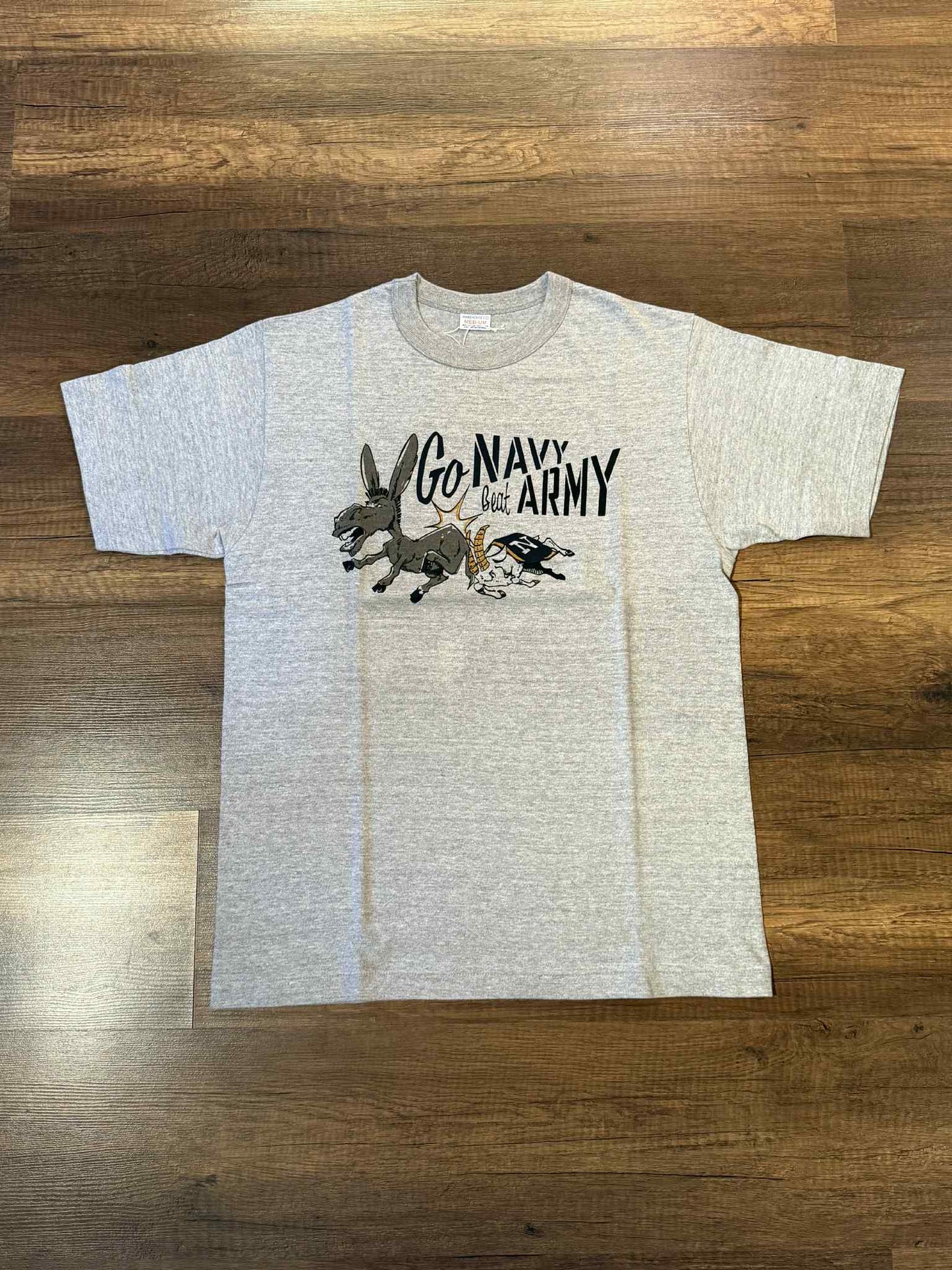 Warehouse & Co Lot 4096 "Go Navy" 88/12 Crew Neck Tee