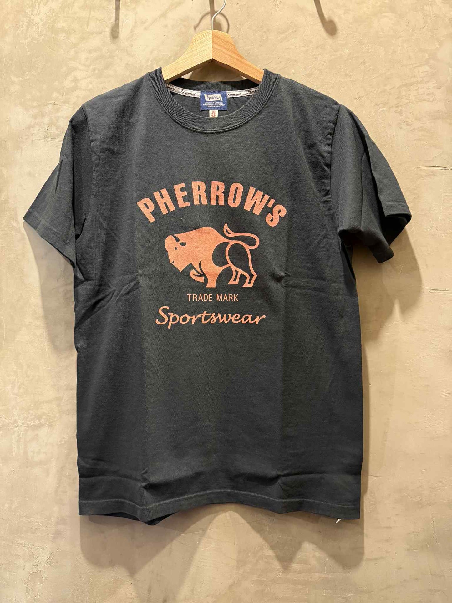 Pherrow's Classic "Buffalo" Trademark Tee - Black