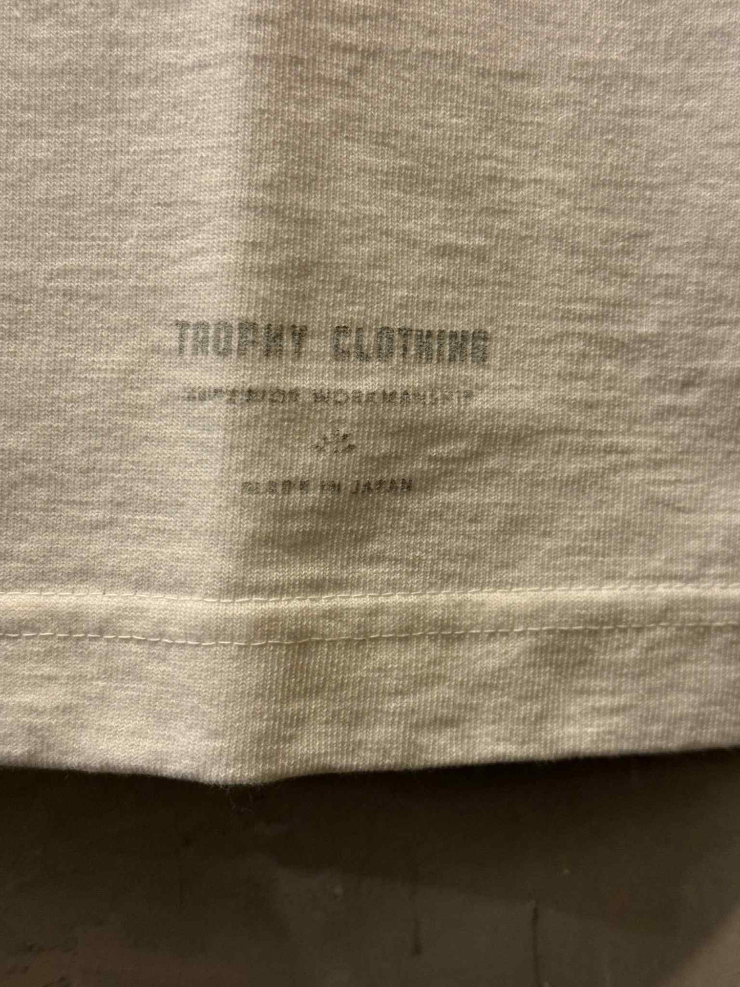 Trophy Clothing Loop Wheel Tee - White