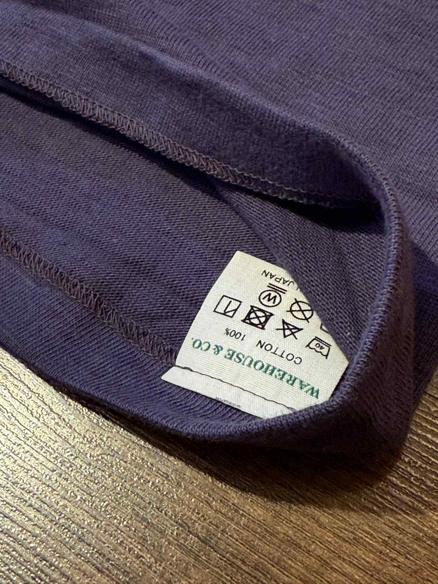 Warehouse & Co Lot 4601 Classic Henley Tee - Egg Plant