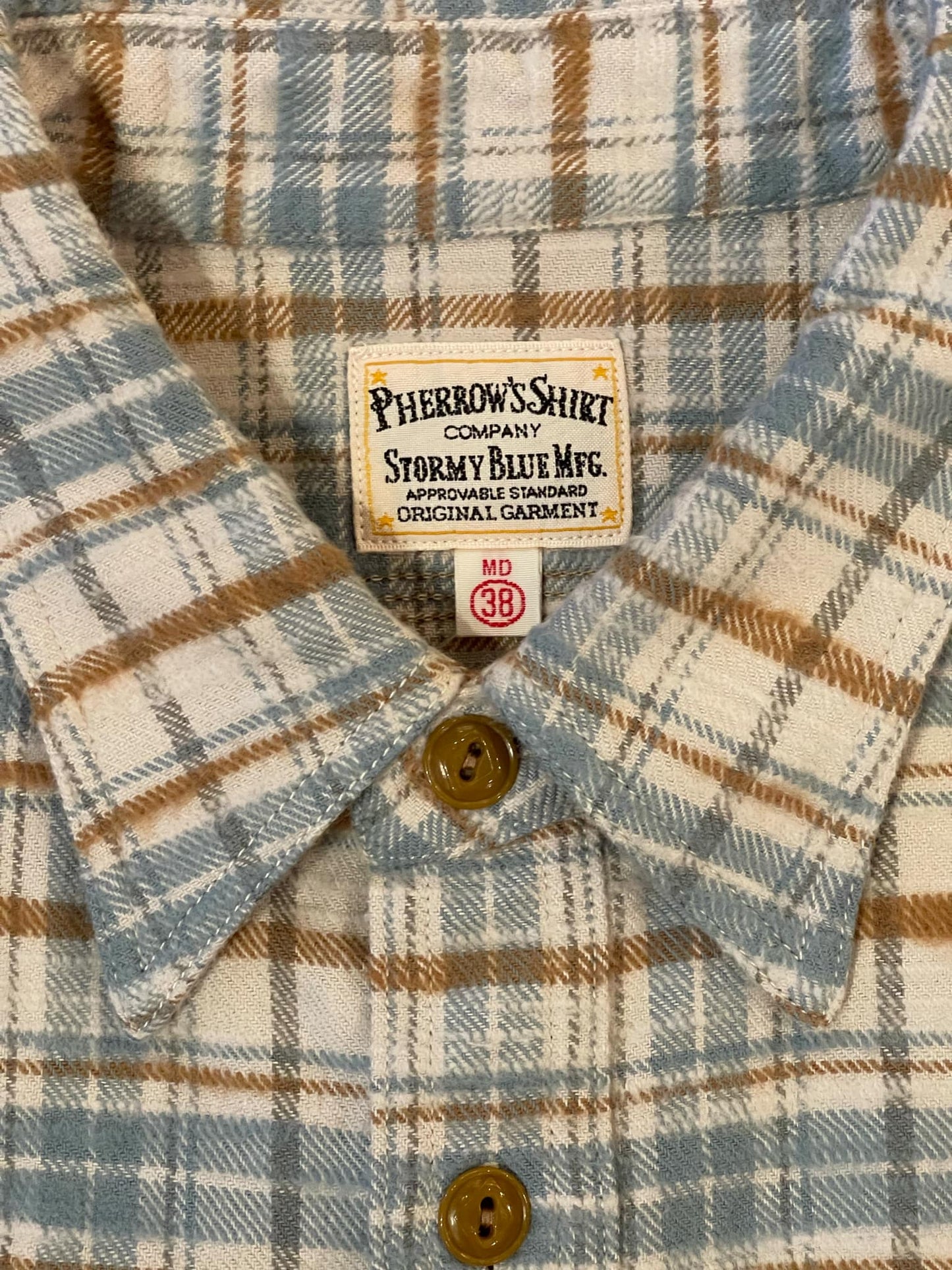 Pherrow's Check Flannel Work Shirt