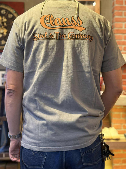 Pherrow's "Steel & Tire Co" Tee - Grey