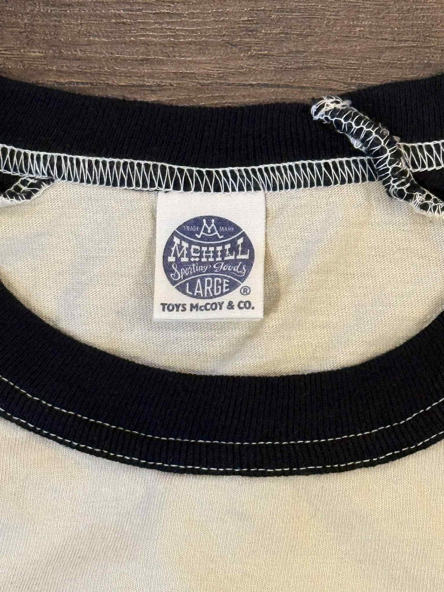 Toys McCoy McHill Sportwear Cropped Raglan Tee - Ivory