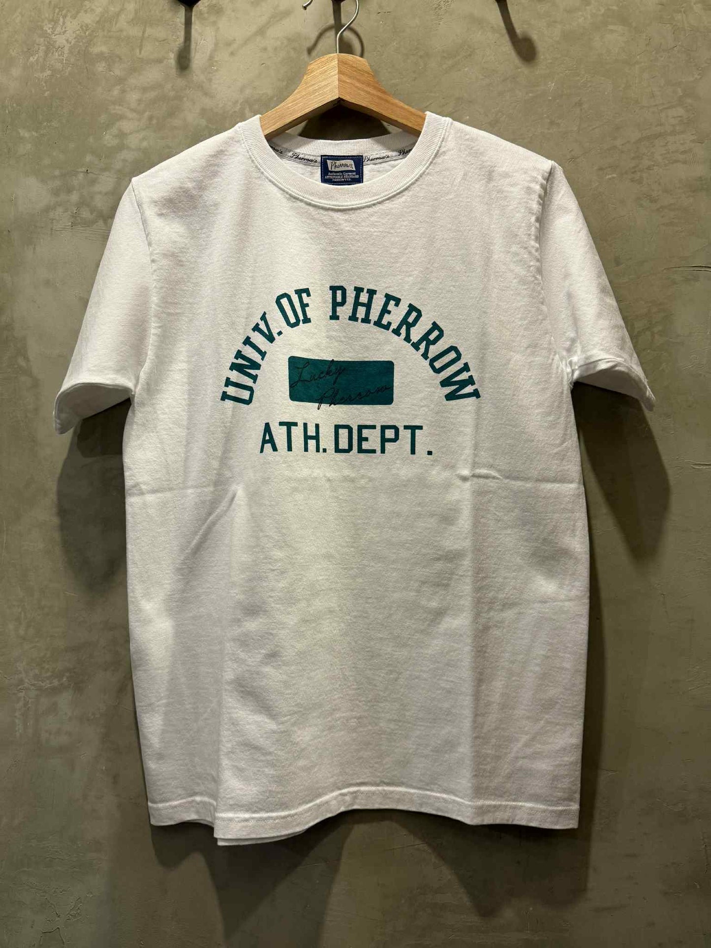 Pherrow's "Univ Of Pherrow" Tee - White