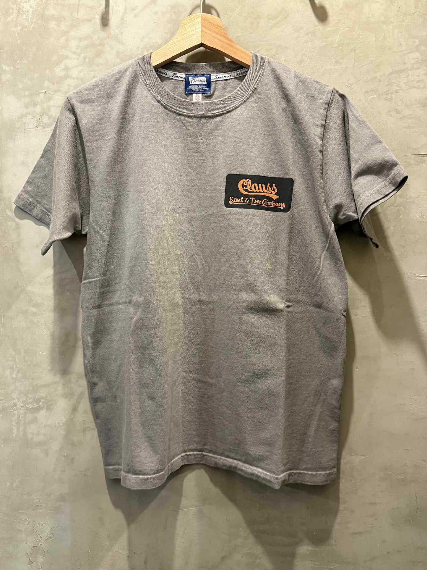 Pherrow's "Steel & Tire Co" Tee - Grey