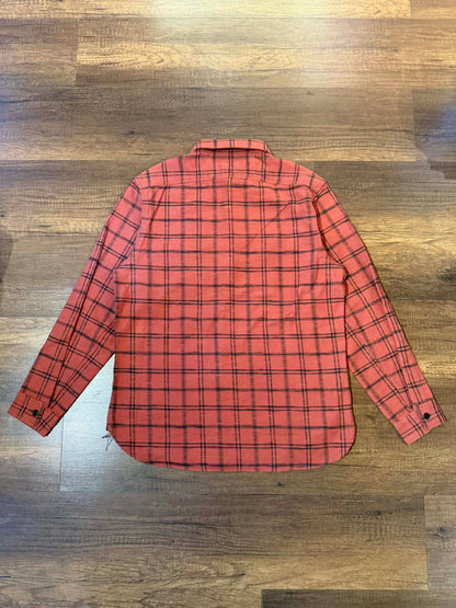 Trophy Clothing "Machine Age" Check L/S Shirt - Salmon
