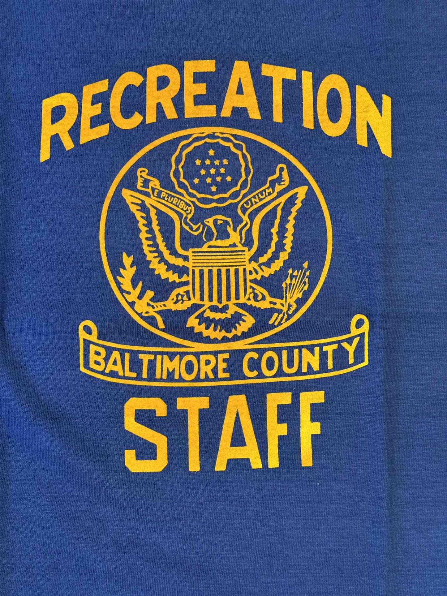 Warehouse & Co Lot 4059 "Baltimore County Staff" Ringer Tee