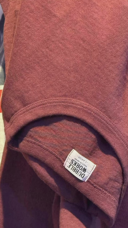 Dubble Works Classic Heavyweight Tee - Bordeaux