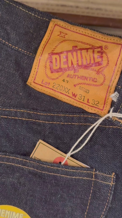 Denime Lot 220XX-47 ( 1947 Model ) Jeans - One Washed